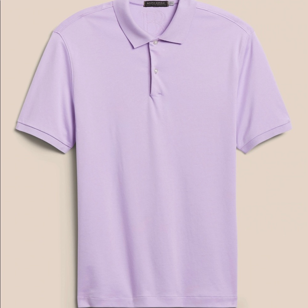Banana Republic mens XL luxury touch performance polo